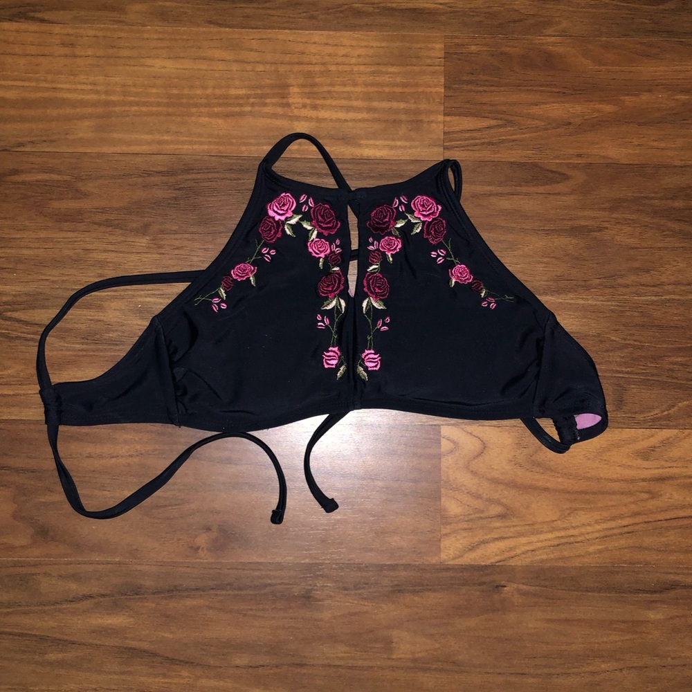 High neck swim suit